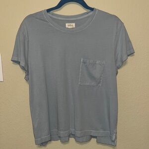 Up West Light Blue Pocket tee | Size L